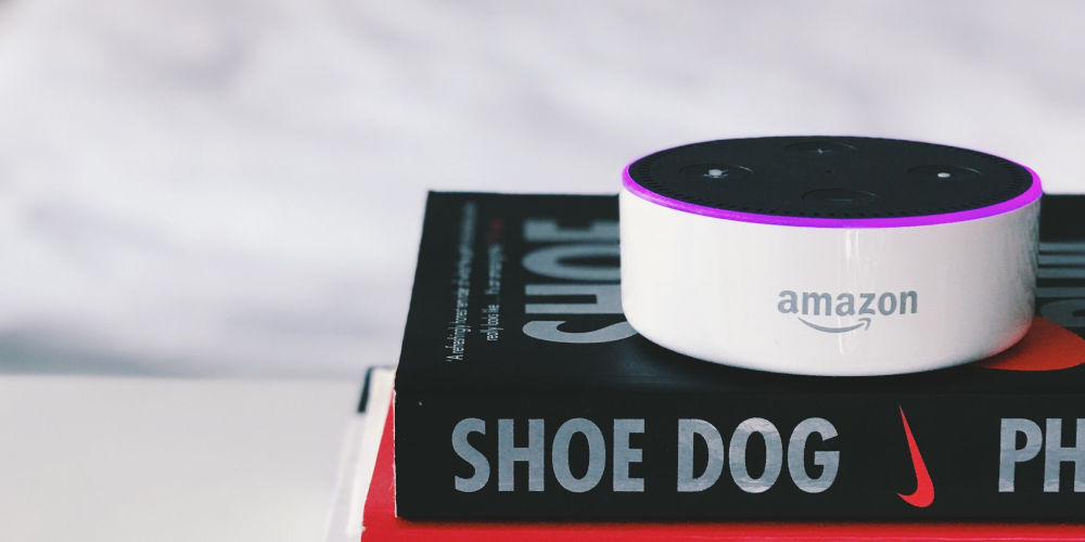 Amazon echo dot on books