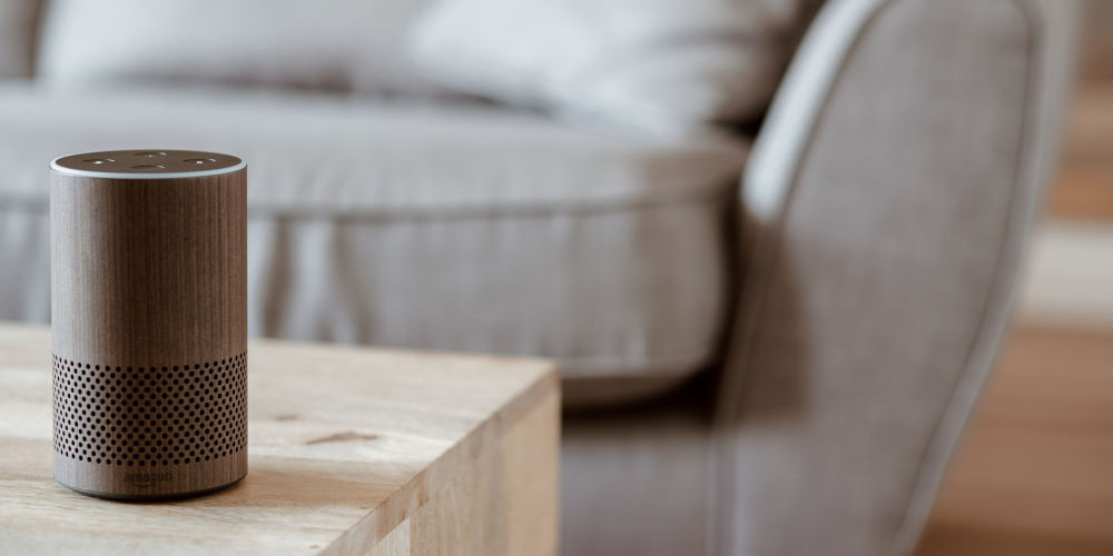 Amazon echo on table