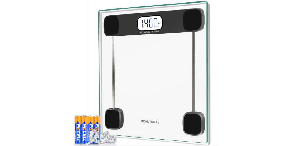 Beautural Precision Digital Bathroom Scales