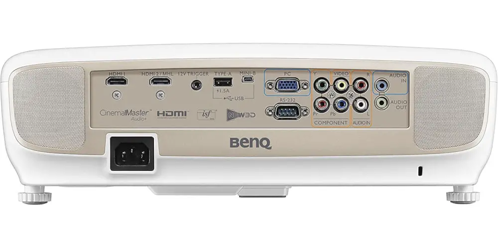 BenQ W2000 rear