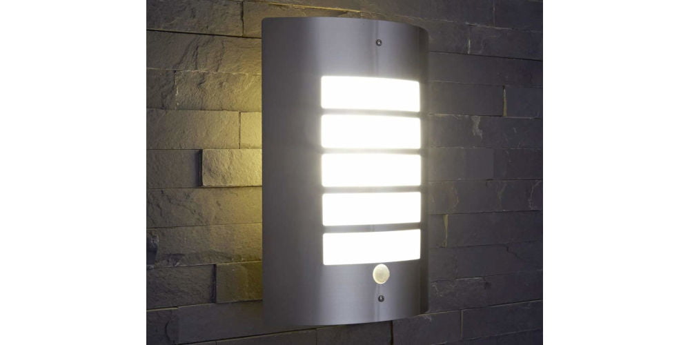 Bianco Curved 'Grill' Outdoor Wall Light
