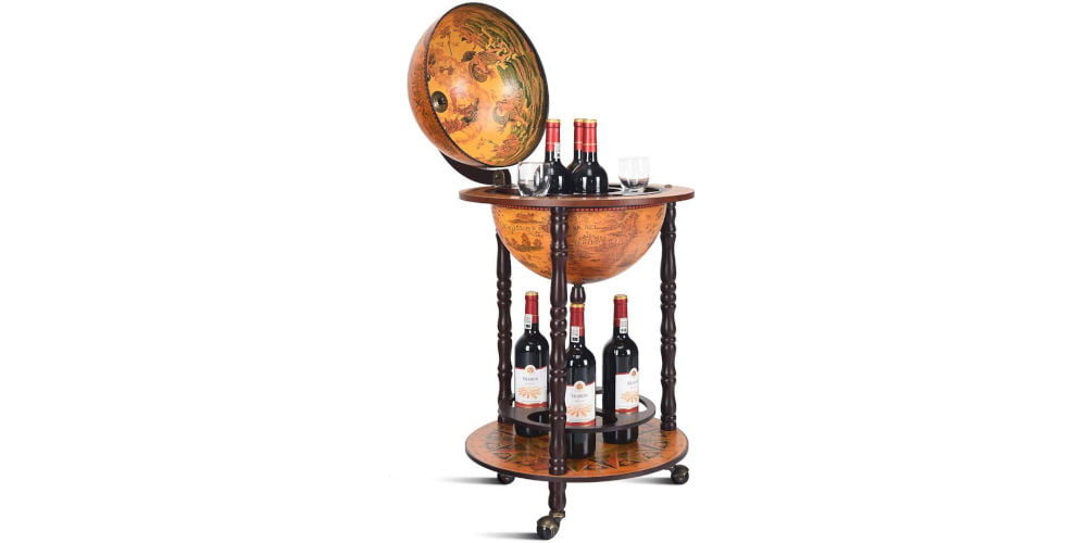 COSTWAY Globe Drink Cabinet