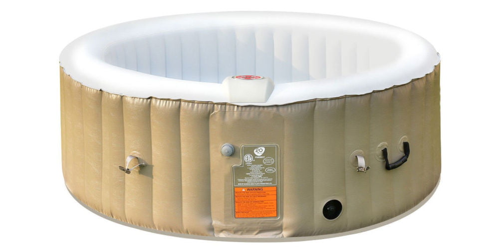 COSTWAY Inflatable Bubble Massage Spa Hot Tub