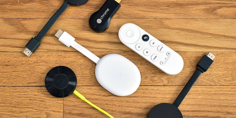 Collection of Chromecast devices