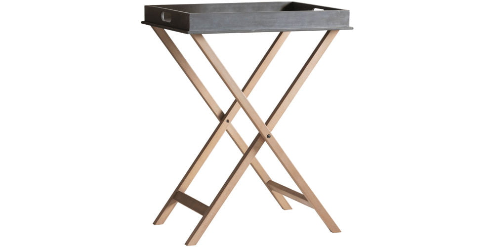 Cox Cox Grey Topped Tray Table