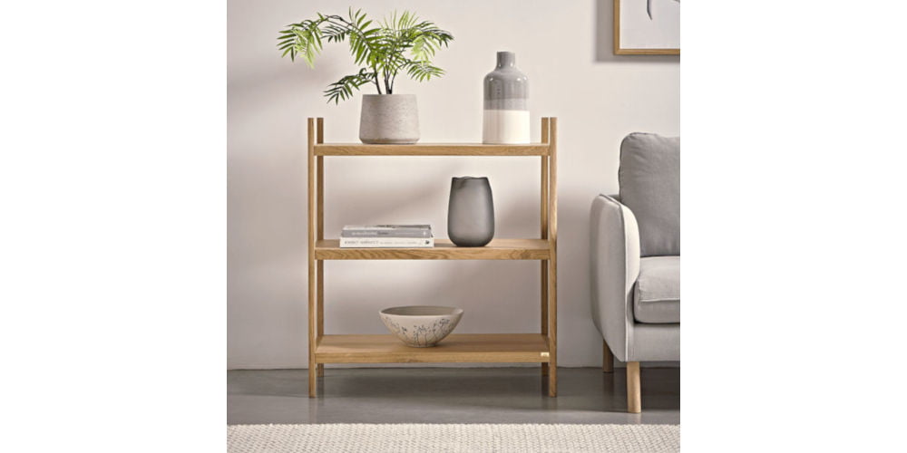 CoxCox Low Oak Shelving Unit