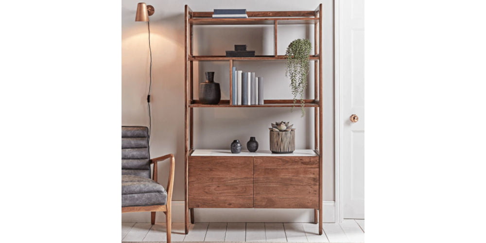 CoxCox Marble Topped Shelf Unit