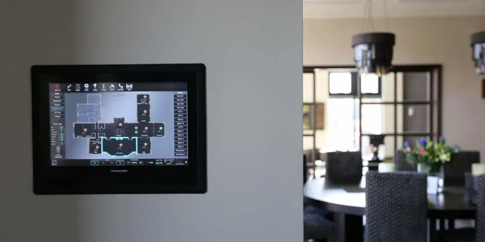 Crestron touchscreen