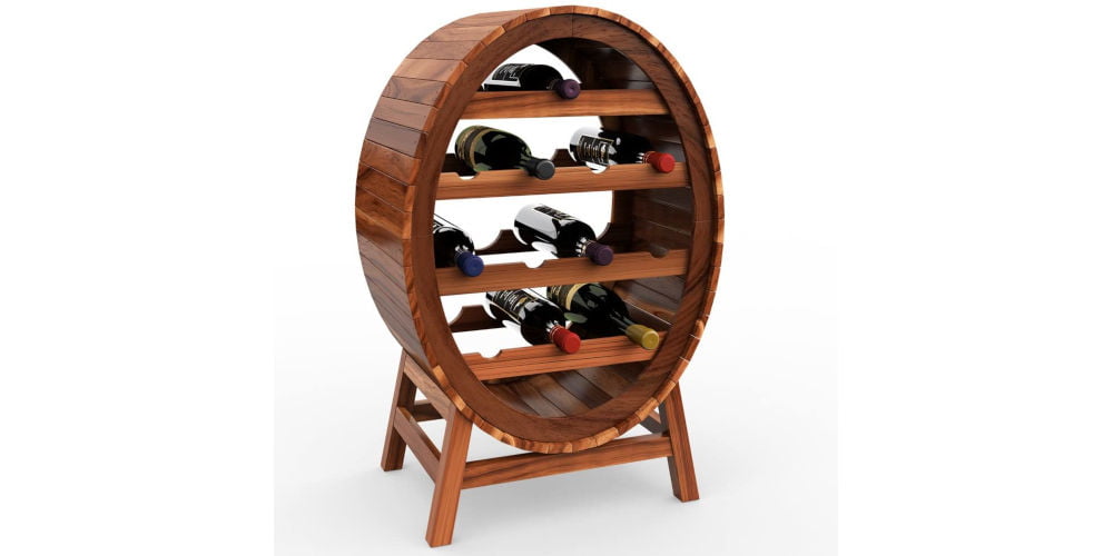 Deuba Wine Rack Barrel