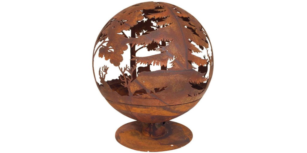 Esschert Design Fallen Fruits Globe Fire Pit