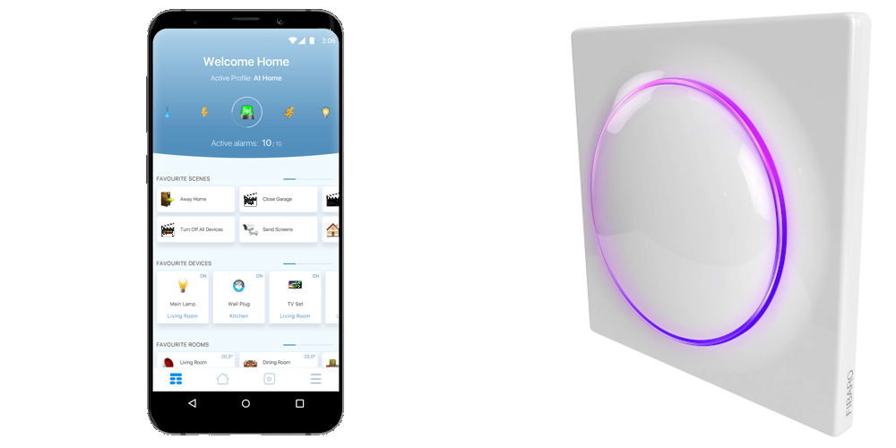 Fibaro Walli Dimmer action