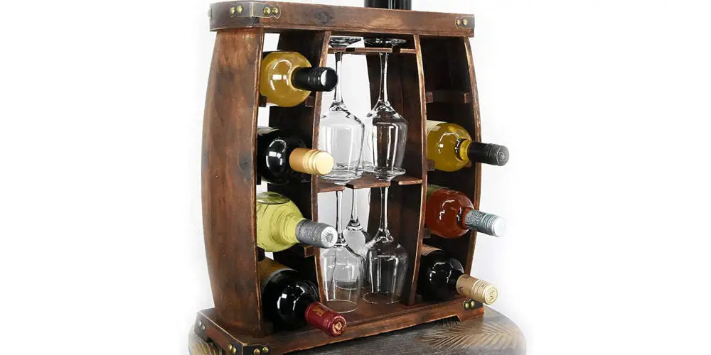 GEEZY Wooden Wine Cabinet