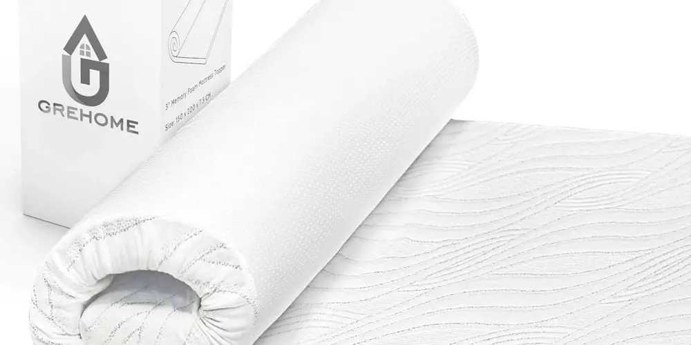GREHOME Memory Foam Mattress Topper