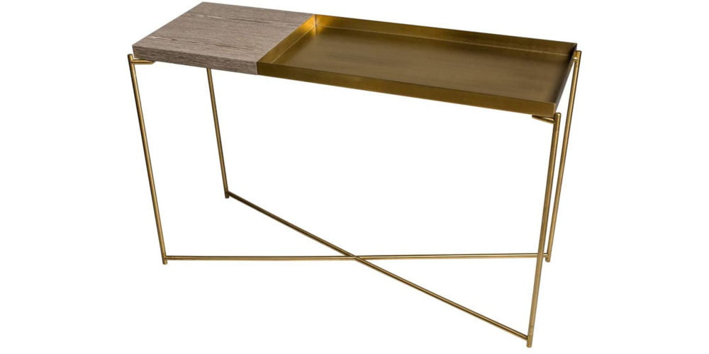 Gillmore Console Table Large Tray Top