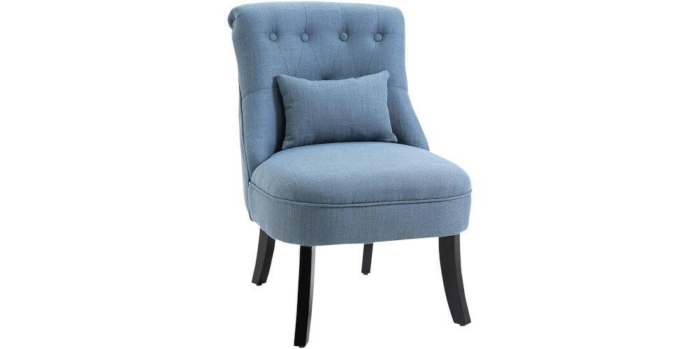 HOMCOM Fabric Sofa Dining Chair