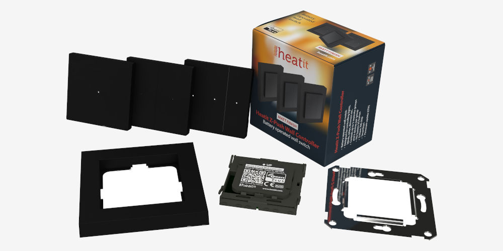 Heatit Z-Push wall controller box