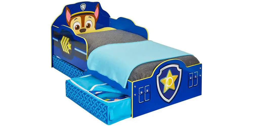 HelloHome Paw Patrol Chase Kids Toddler Bed