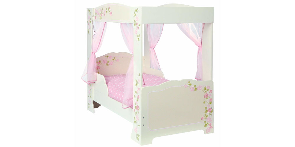 HelloHome Rose Four Poster Kids Toddler Bed