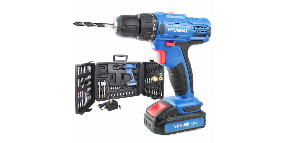 Hyundai HY2175 18V Cordless Drill Set