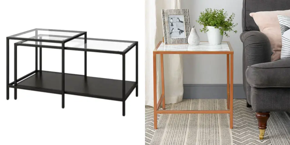 fux marble side table Max Attenborough