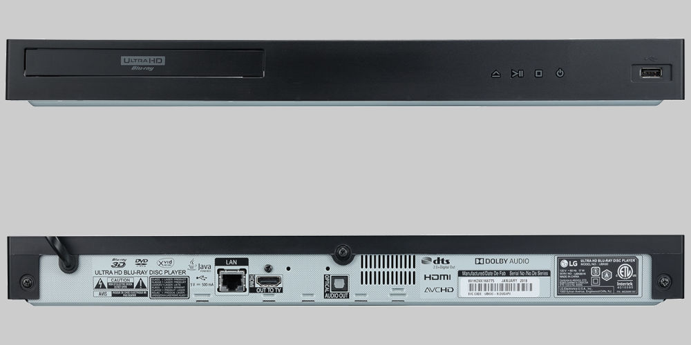 LG UBK80 Blu-ray player overview