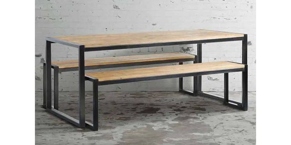 MY-Furniture Chenier Industrial Dining Table