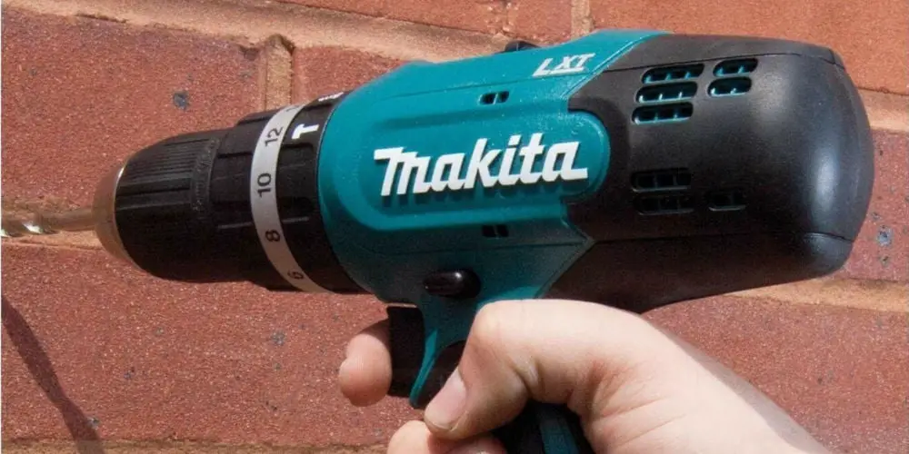 Makita DHP453SFTK 18V LXT Combi Drill action