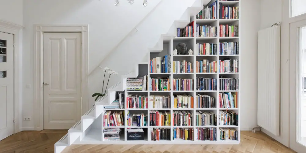 Marc Koehler Architects stairs bookcase