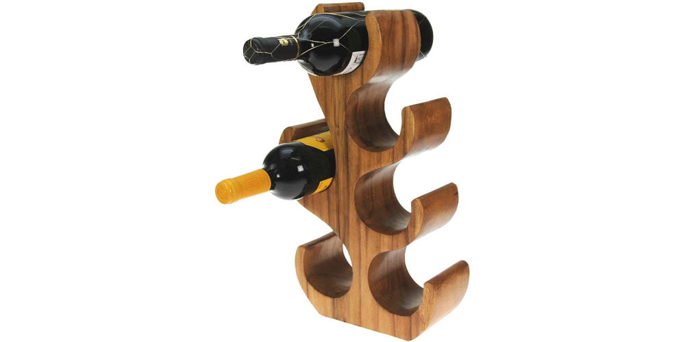 Namesakes Handcrafted Wooden Wine Rack