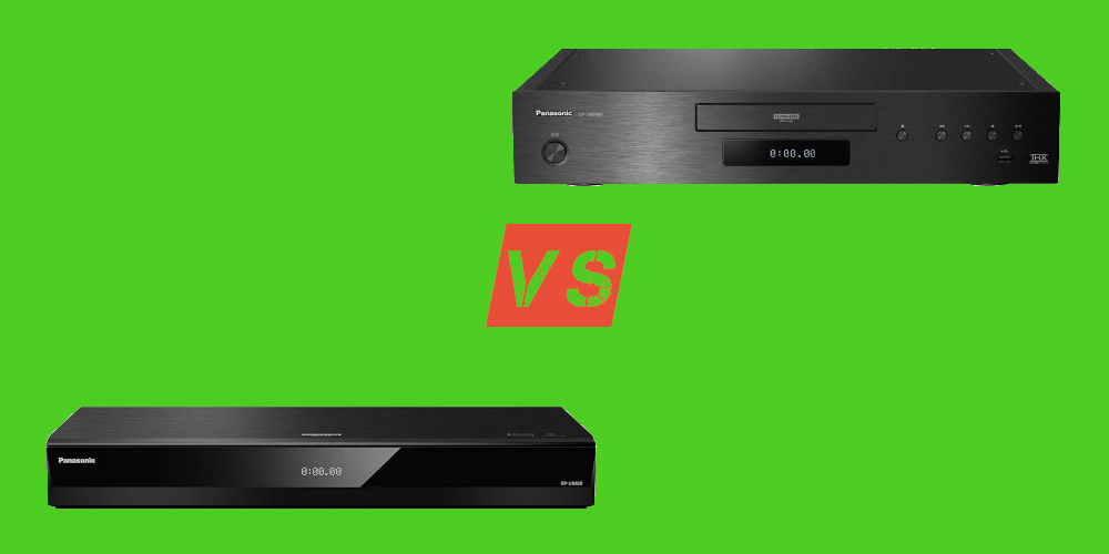Panasonic DP-UB820 vs DP-UB9000 Blu-ray player compared