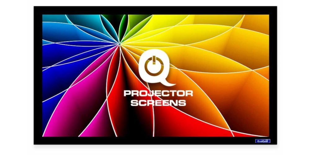 QualGear 100-inch Projector Screen