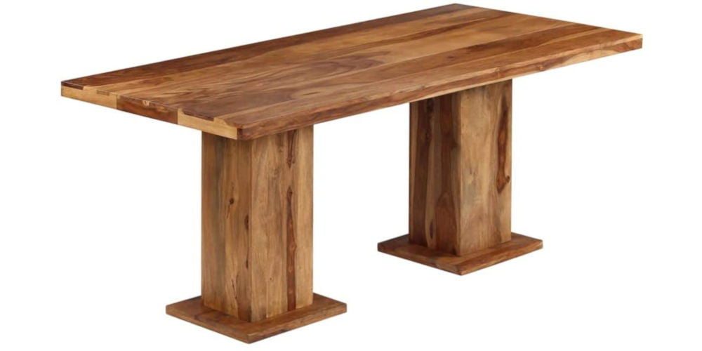 ROMELAREU Sheesham Wood Dining Table