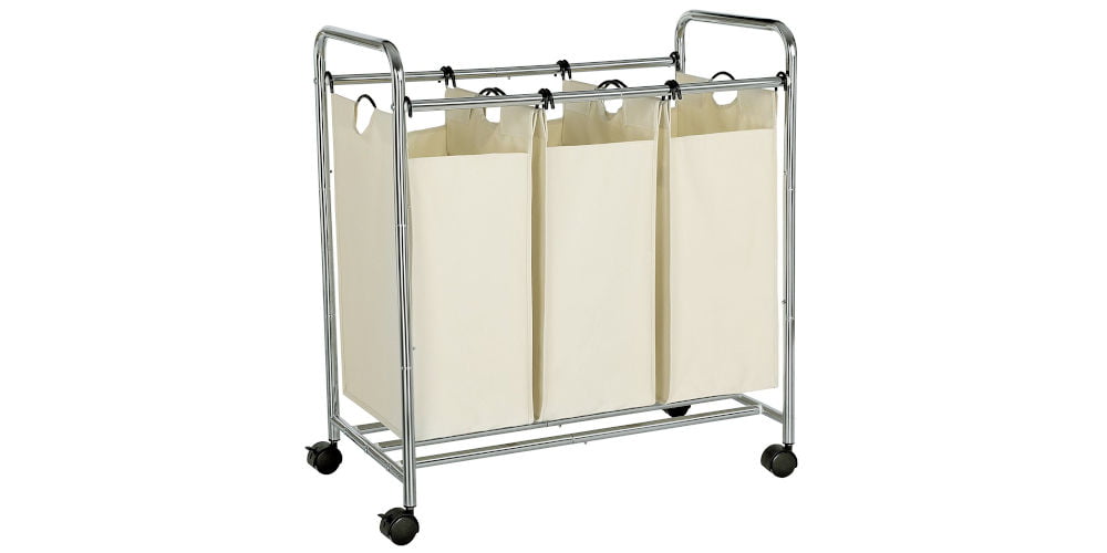 SONGMICS 3 sections Laundry Trolley
