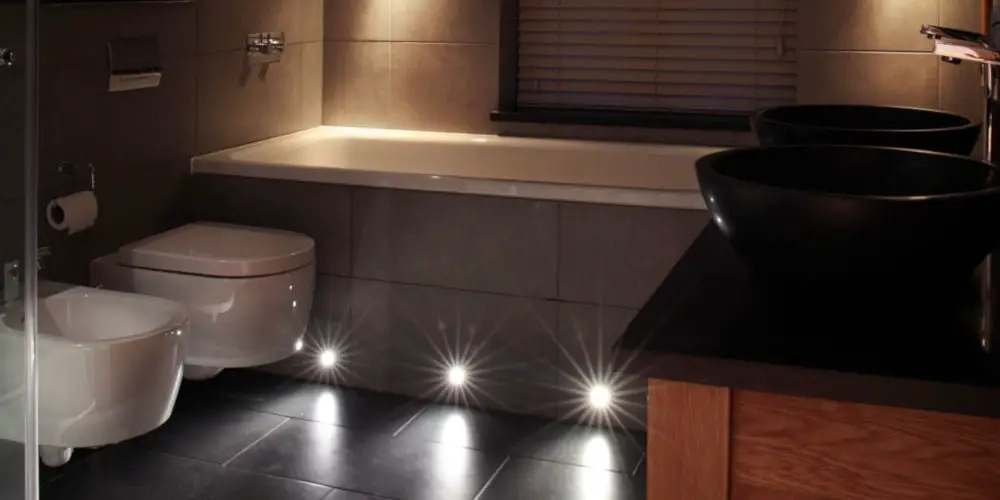 Sam Coles Lighting LED bathroom