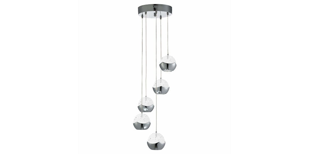 Searchlight Iceball 5 Light LED Ceiling Multi-Drop