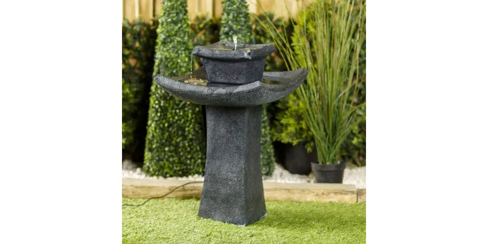 Smart Garden Solar Pagoda Oriental Water Feature