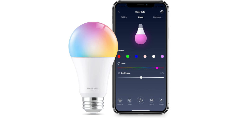 SwitchBot Smart LED Colour Bulb
