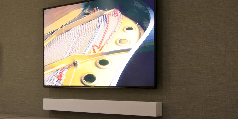 TV with Dolby Atmos soundbar