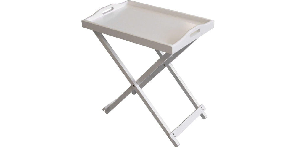 Taylor Brown White Butler Tray