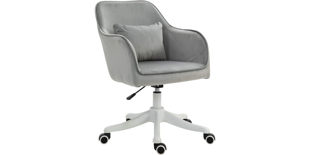 Vinsetto Velvet-Feel Tub Office Chair