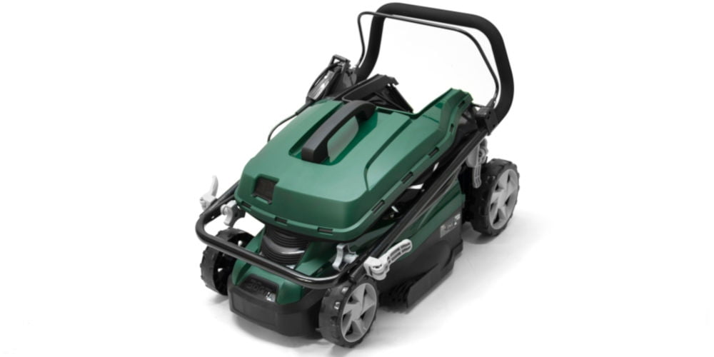 Webb WEER33 ER33 Lawnmower folded