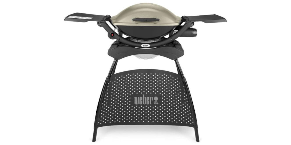Weber Titanium Q 2000 Gas Grill with Stand