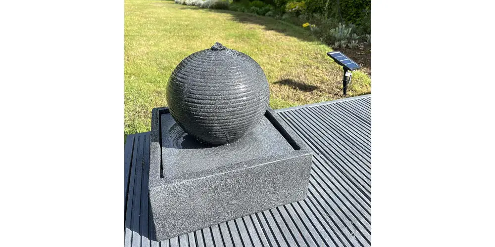 All Pond Solutions Globe on Plate Box water Feature