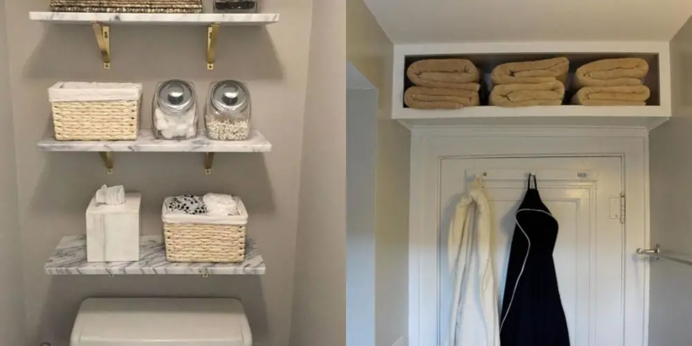 bathroom shelves pinterest