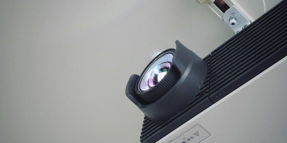 ceiling mounted projector