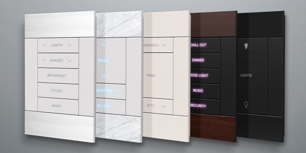 crestron wall switches