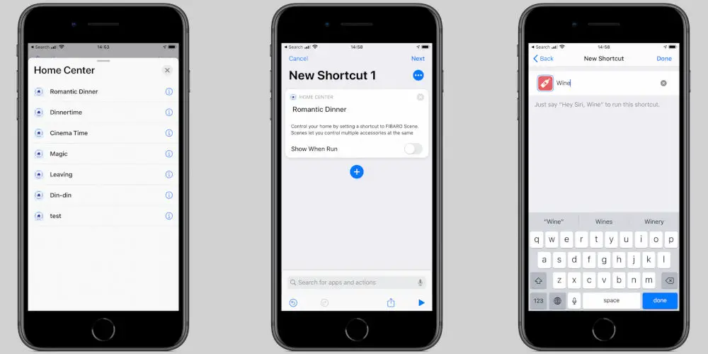 fibaro siri shortcuts 1