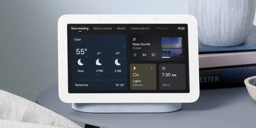 google nest hub baby bedroom