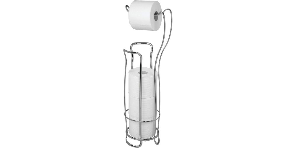iDesign Chrome Toilet Roll Holder