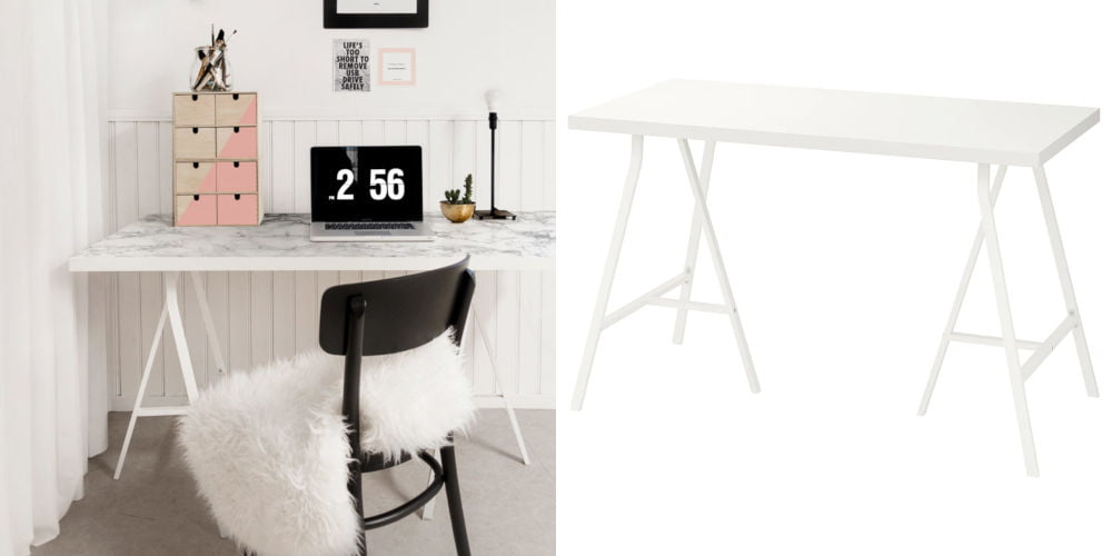 LINNMON LERBERG Table faux marble